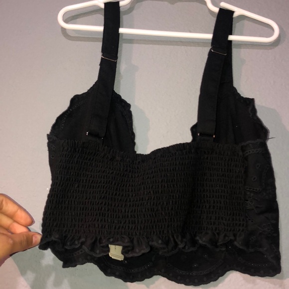 Black crop top - Picture 3 of 5